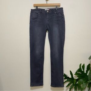 Cabi Mid-rise Slim Boyfriend Gray Celeste Straight Leg Jeans